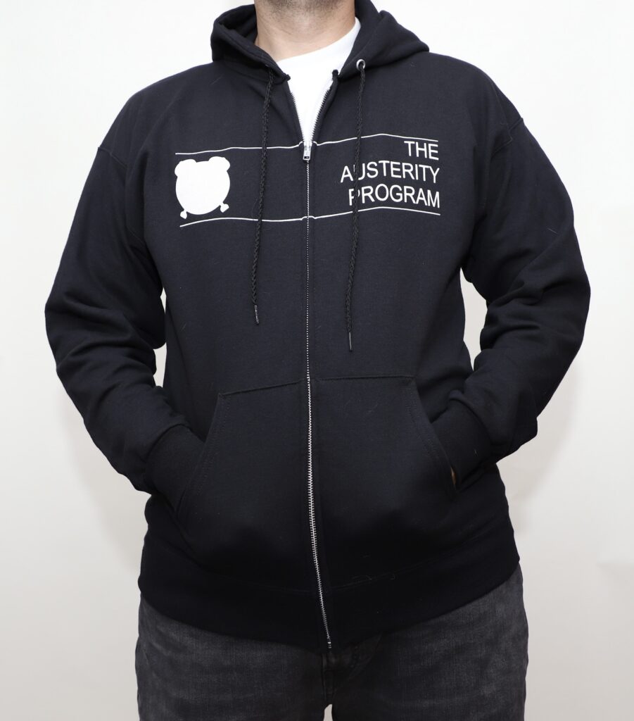 Standard Black Zip Up Hoodie